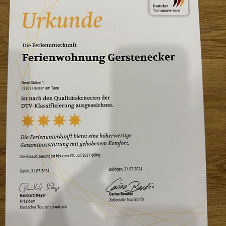 Ferienwohnung Gerstenecker Hausen am Tann Extérieur photo